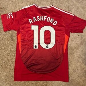 Marcus Rashford Manchester United #10 Home Premiere League Jersey